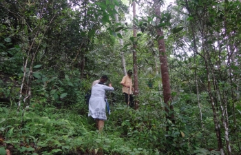 Trustees visiting Baddgama in 2017